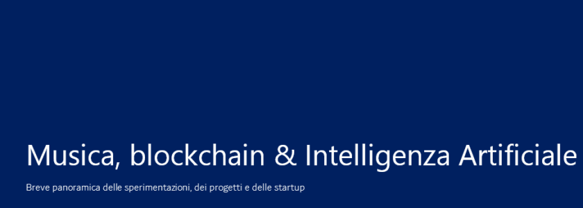 Musica, blockchain & IA